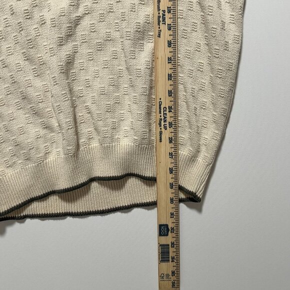 Fieldmaster Sweater Vintage Made in USA Deer Beige Men's size LT Large Tall - Picture 4 of 7